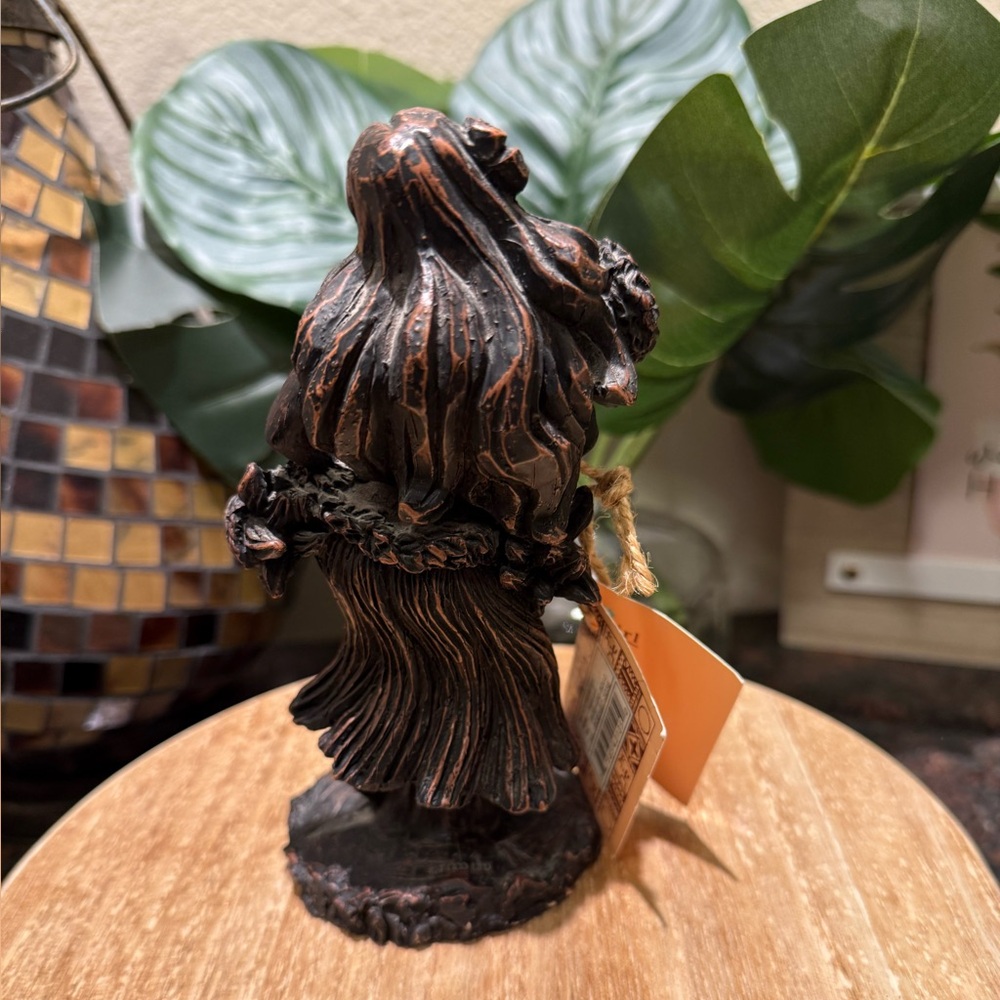 RARE- KC Company Hawaii, Vintage Wood Resin Hawaiian Carved Hula Girl 7" Figure - Picture 4 of 16